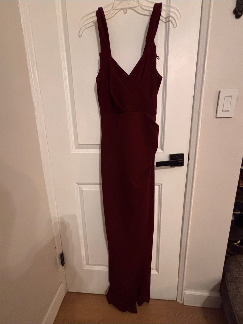 Windsor Burgundy Sleeveless Maxi Dress